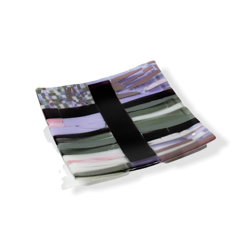 fused glass tray